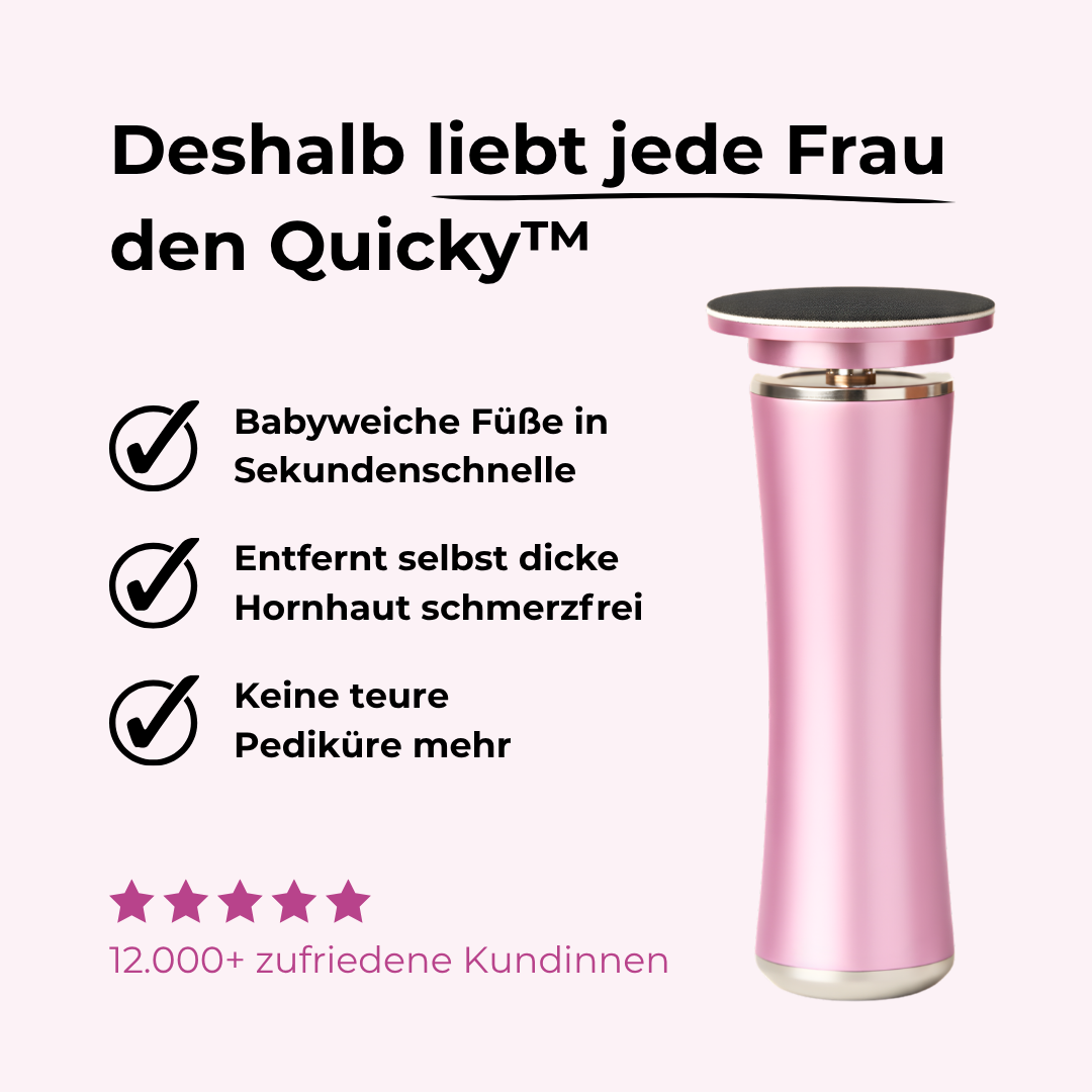 PediLux Quicky™ – Hornhaut weg in Rekordzeit